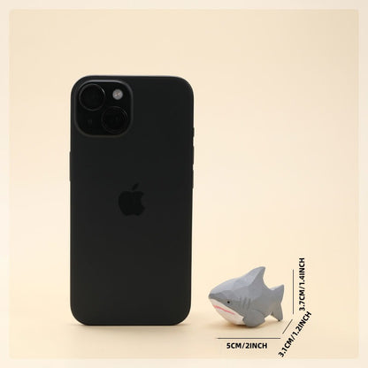 Gohobi Handcrafted Wooden Shark Ornament