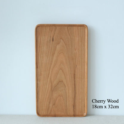 Gohobi Japanese-Inspired Solid Wood Tea Tray