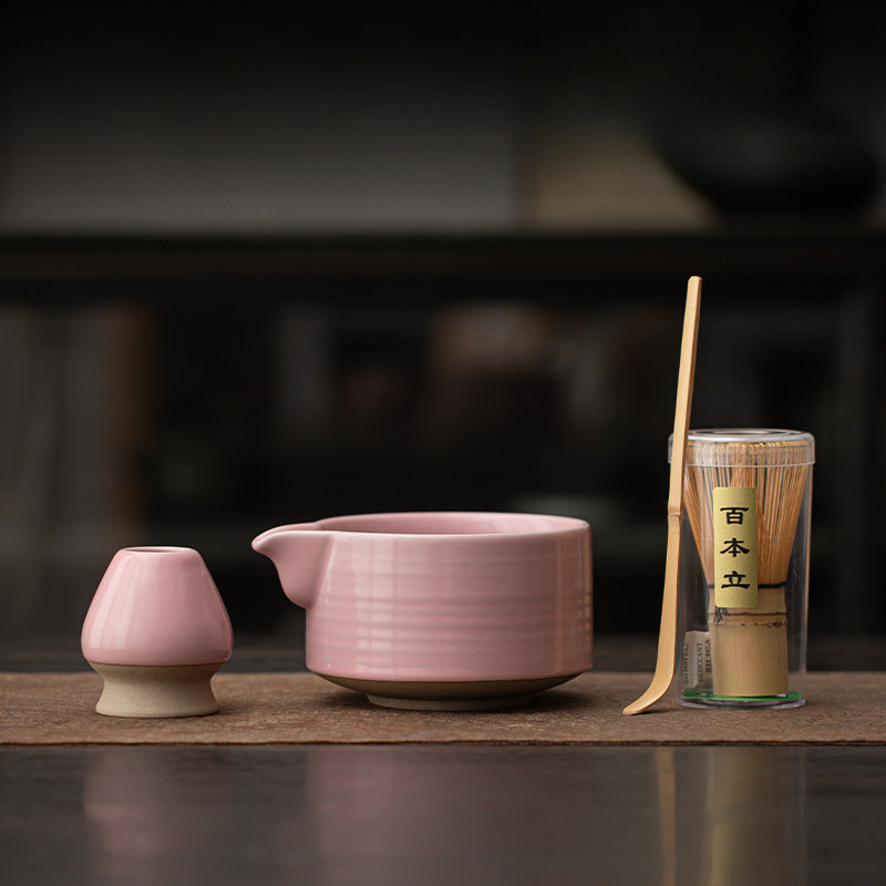 Gohobi Ceramic Matcha Set 041 Pink