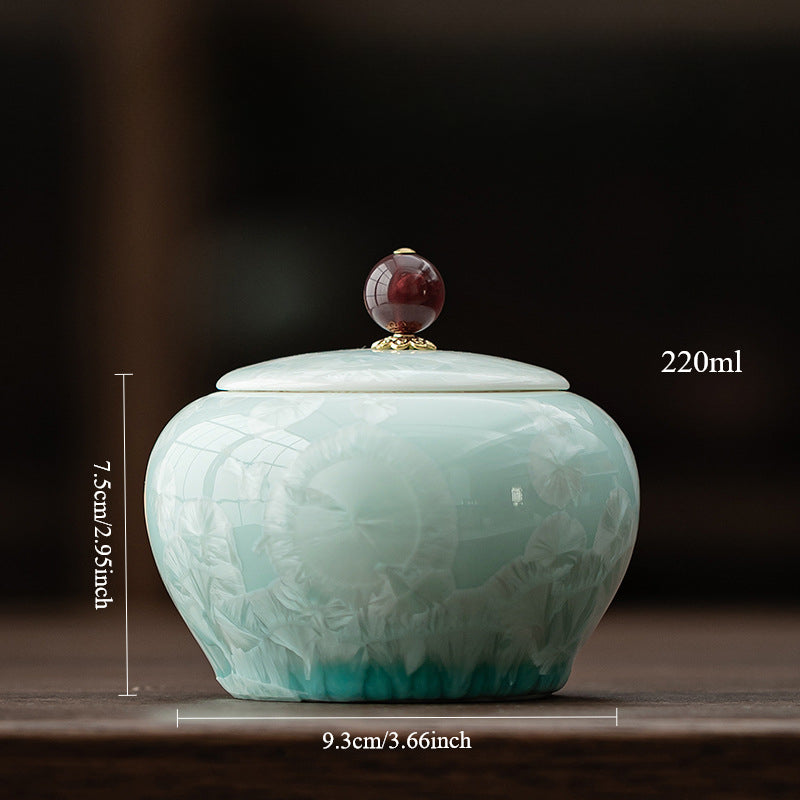 Gohobi Crystal Glazed Storage Jar 002