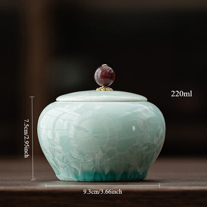 Gohobi Crystal Glazed Storage Jar 002