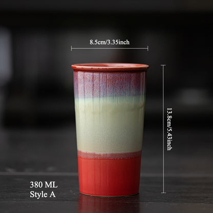 Gohobi Flow Glaze Ceramic Large Cup