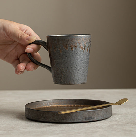 Gohobi Handmade Metallic Glaze Ceramic Mug (150ml)