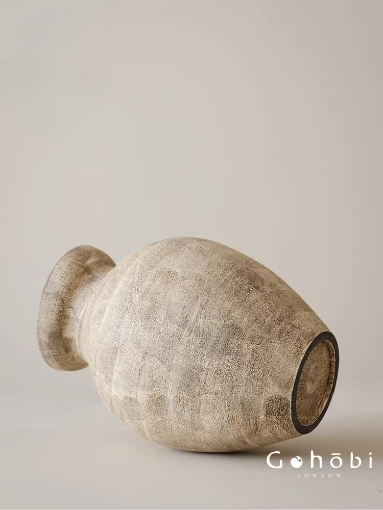 Gohobi Japanese-style Wabi Sabi Handmade Zen Large Vase 021