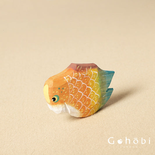 Gohobi Handmade Wooden Koi Fish