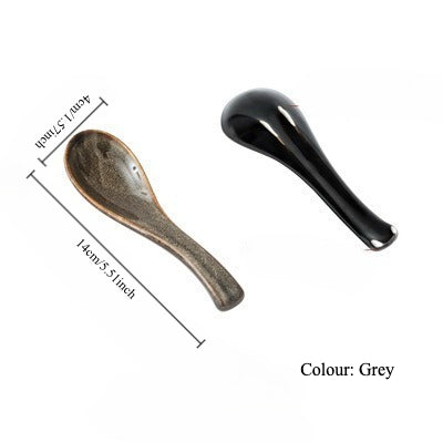 Gohobi Japanese-Style Kiln-Change Ceramic Spoon