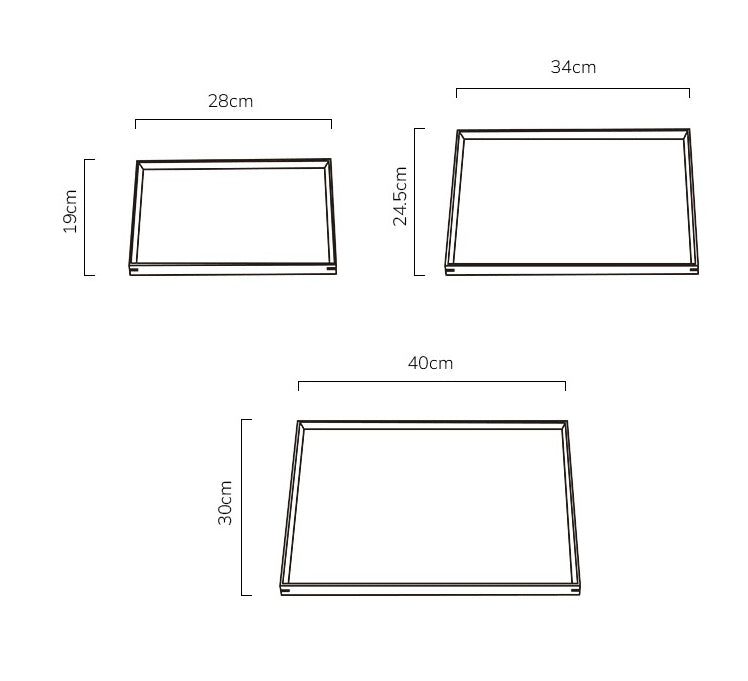Gohobi Japanese-Style Solid Wood Serving Tray