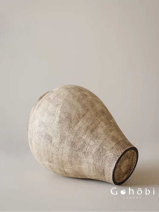 Gohobi Japanese-style Wabi Sabi Handmade Zen Large Vase 019