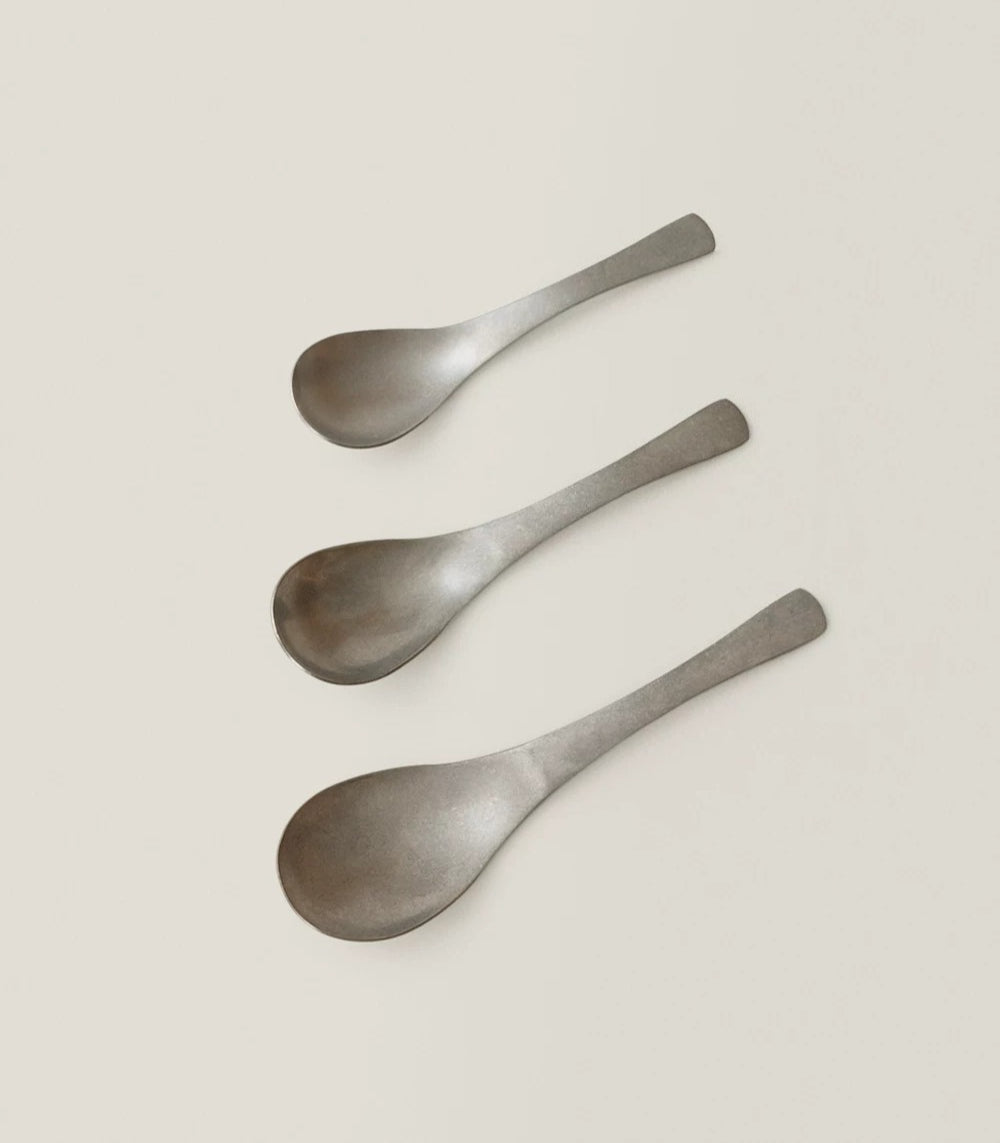 Gohobi Vintage-Style 304 Stainless Steel Dessert Spoon