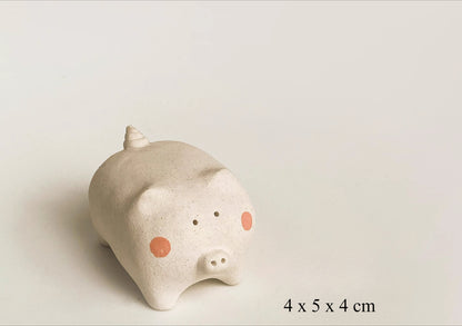 Gohobi x Little Diary Handmade Ceramic Pigs