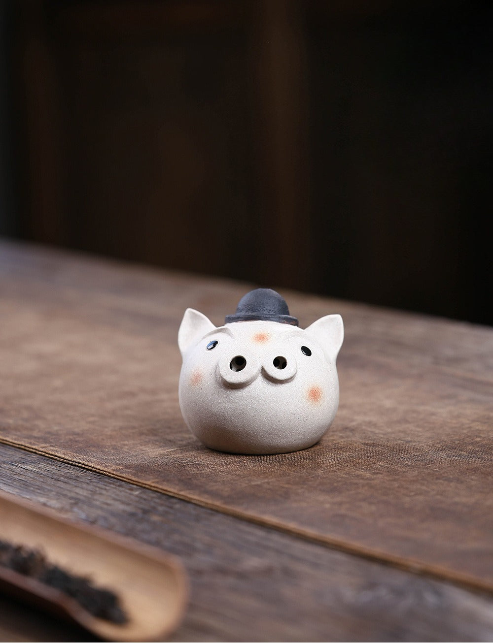Gohobi Yixing Purple Clay Pig Head Teapot – Handmade Cute Pig Teapot