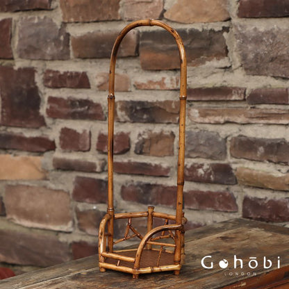 Gohobi Bamboo Lifting Beam Cooling Stove Rack – Kung Fu Tea Stove Stand for Tea Ceremony Accessories