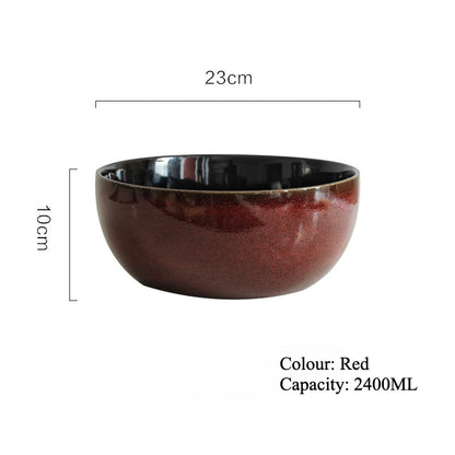 Gohobi Creative Kiln-Change Large Ceramic Bowl