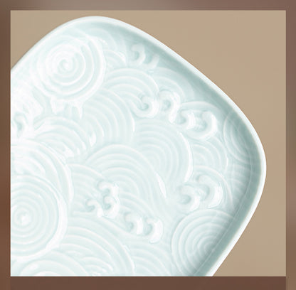 Gohobi Traditional Japanese Glazed Fruit Nuts Small Plate - Wave 009