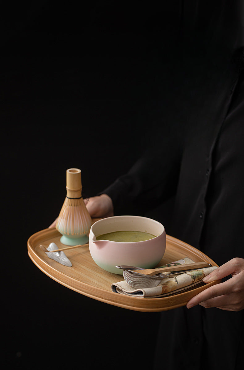 Gohobi Ceramic Matcha Set 043 Pink and Green