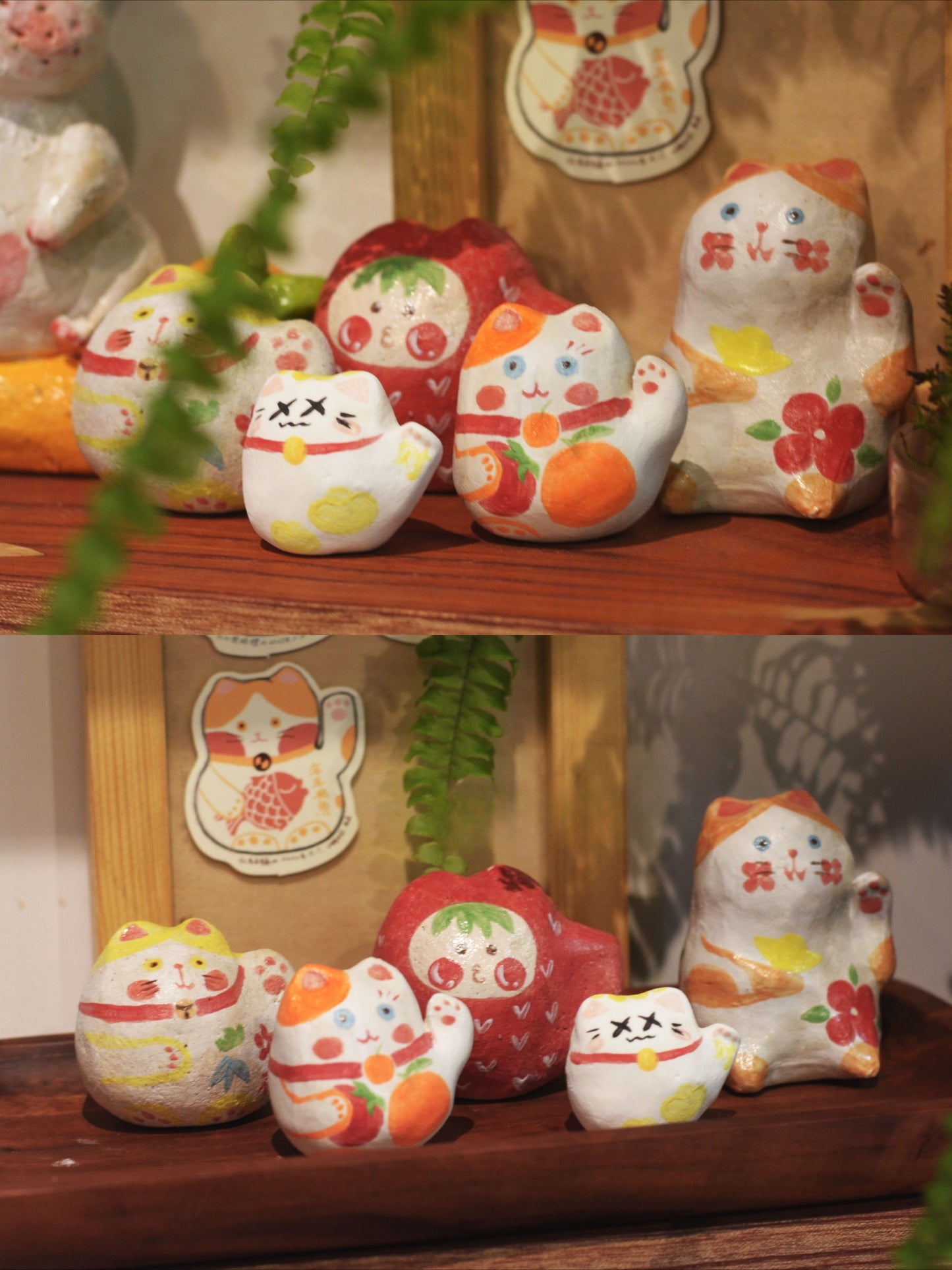 Gohobi x Little Diary Handmade Ceramic Lucky Cat