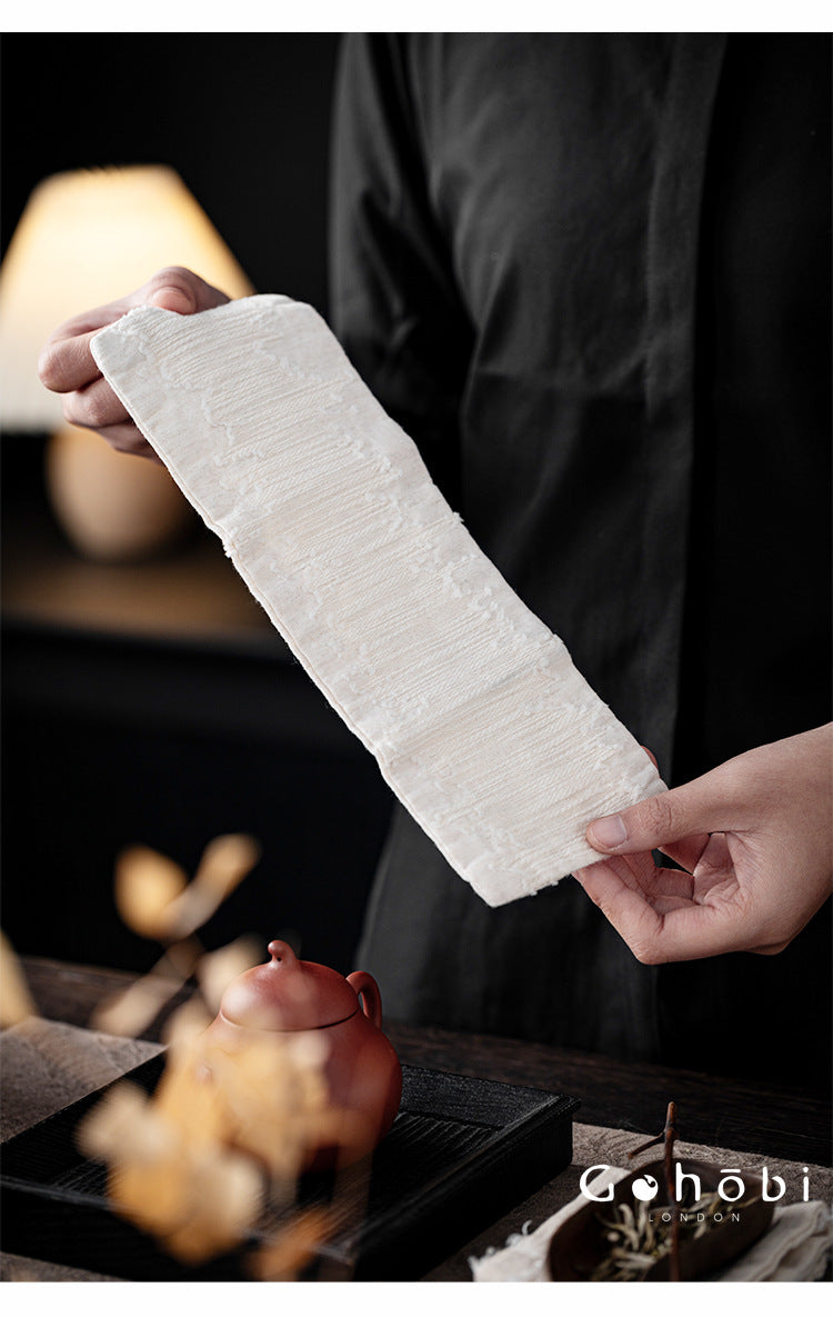 Gohobi Cotton Tea Towel – Thick Absorbent Teapot Cloth and Heat Insulation Tea Coaster