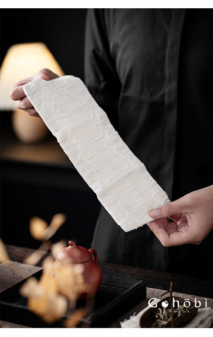 Gohobi Cotton Tea Towel – Thick Absorbent Teapot Cloth and Heat Insulation Tea Coaster