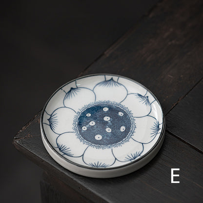 Gohobi Blue and White Ceramic Coaster