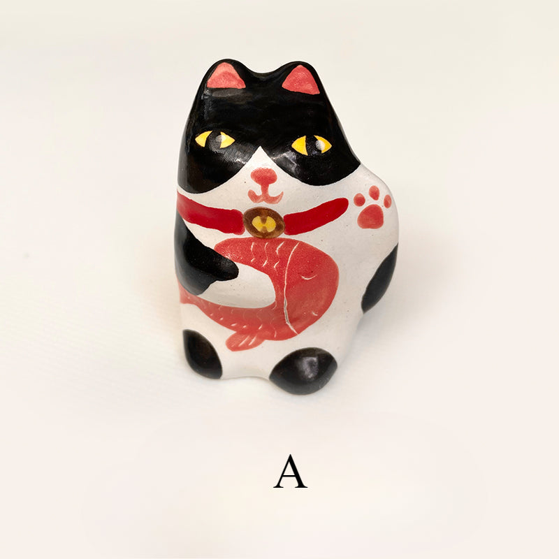 Gohobi x Little Diary Handmade Ceramic Lucky Cat