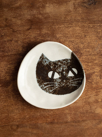 [Made In Japan] Gohobi Japanese Cats Plate