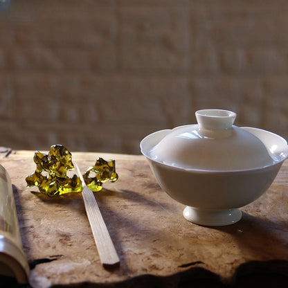 Gohobi Pate de Verre Taihu Lake Stone Coloured Glass Incense and Pen Holder Paperweight Ornament