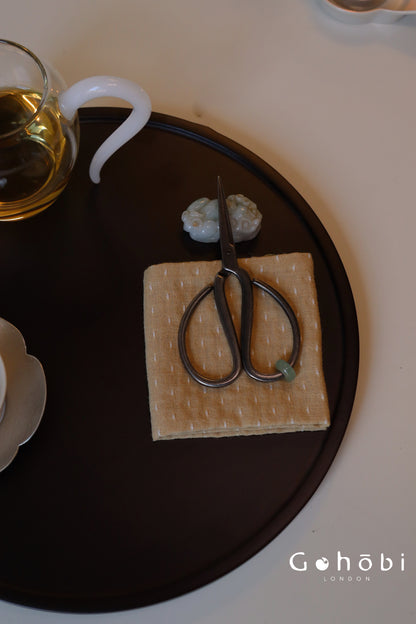 Gohobi Handmade Old Iron Tea Scissors – Portable Tea Ceremony Accessory