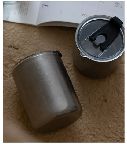 Gohobi 304 Stainless Steel Lidded Camping Cup