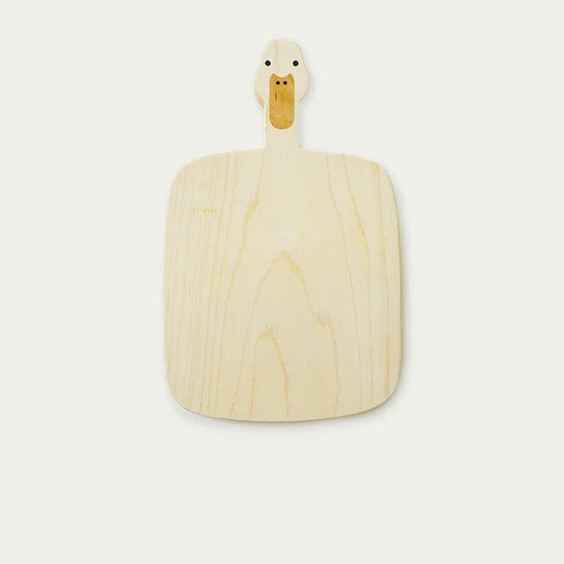 Gohobi White Maple Duck Shape Tray