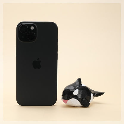Gohobi Handcrafted Wooden Orca Ornament