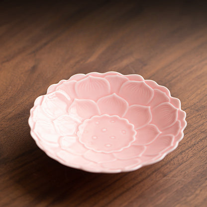 Gohobi, petite assiette de fruits glacés japonais traditionnels - Lotus 011