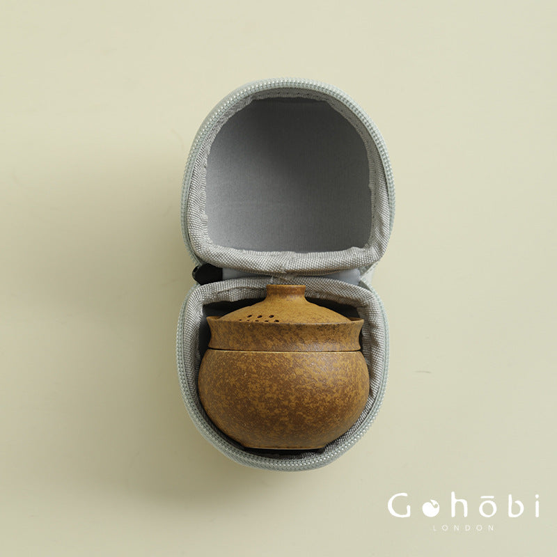 Gohobi Portable Travel Tea Set – One Pot One Cup Gongfu Tea Set for One