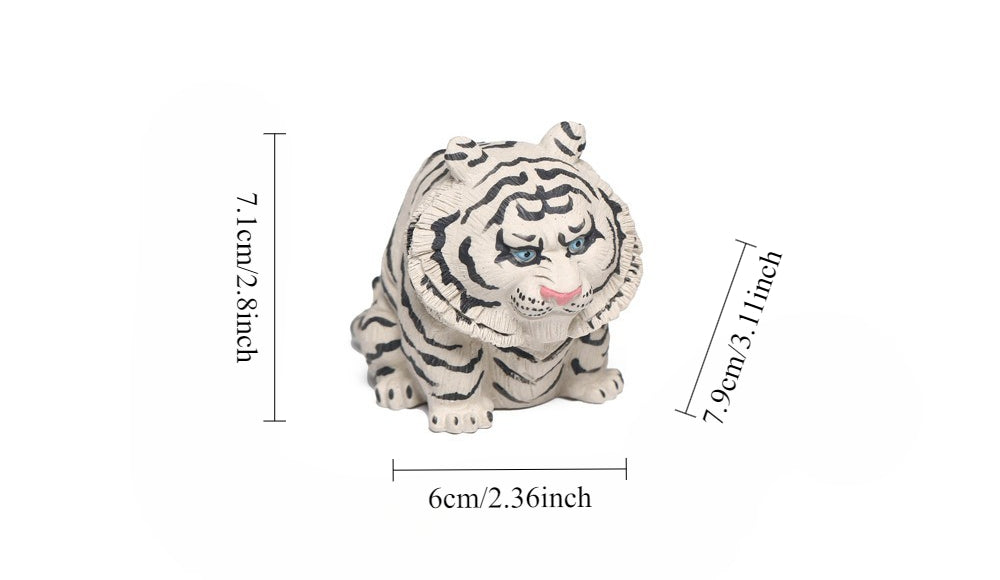 Gohobi Yixing Purple Clay Lucky Tiger Tea Pet – Hand-Painted Zisha Ornament