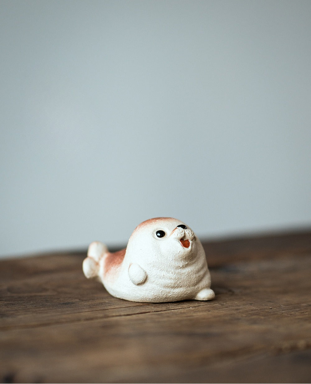 Gohobi Yixing Purple Clay Seal Tea Pet – Handmade Marine Animal Zisha Ornament