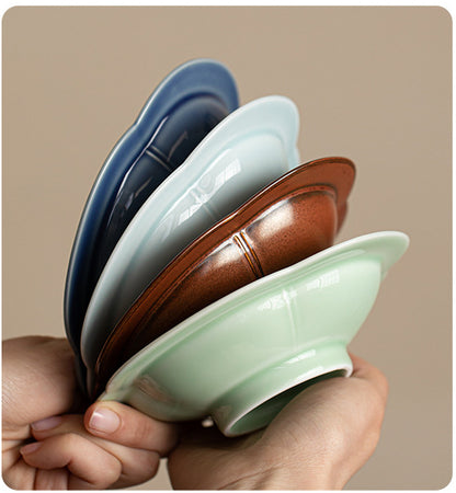 Gohobi, petite assiette de fruits glacés traditionnels japonais - Begonia Lotus 008