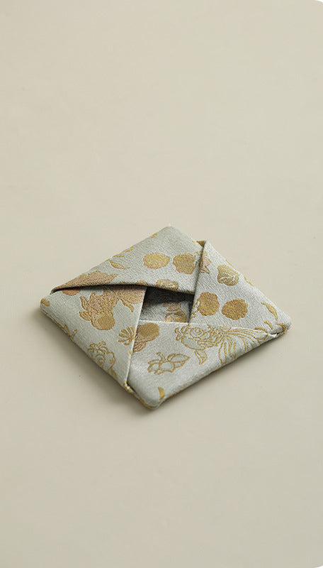 Gohobi Gaiwan Lid Brocade Fabric Cover