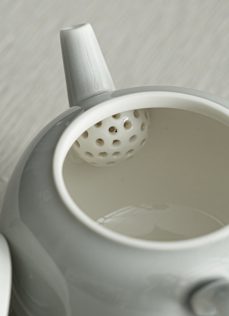 Gohobi Japanese Style Ice Grey Teapot 005