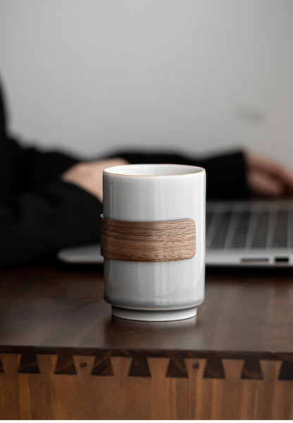 Gohobi Japanese Style Ice Grey and Green Tea Cup 001