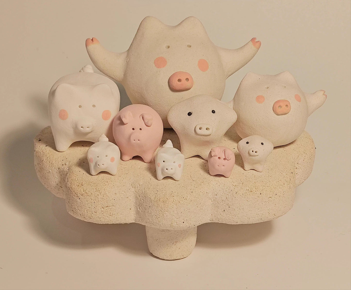 Gohobi x Little Diary Handmade Ceramic Pigs