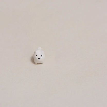 Gohobi x Little Diary Handmade Ceramic Samoyed Dog
