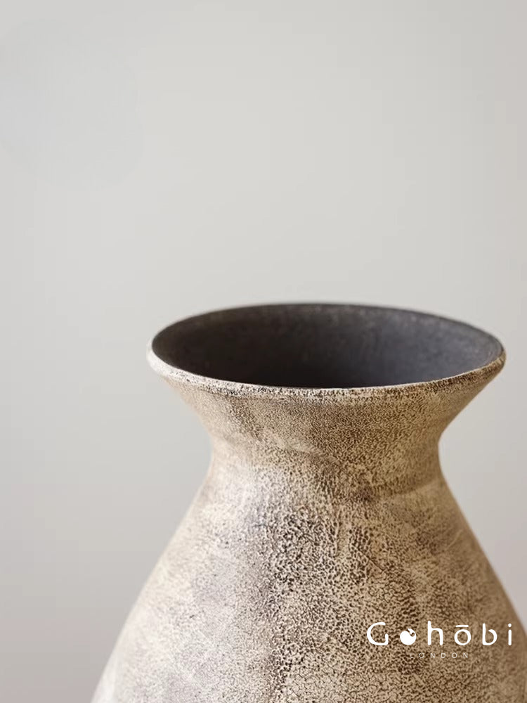 Gohobi Japanese-style Wabi Sabi Handmade Zen Large Vase 0023