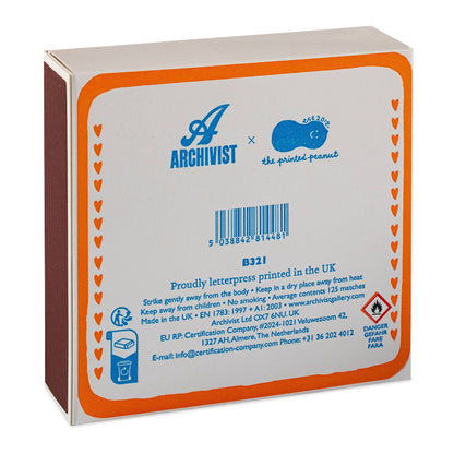 Gohobi x Archivist Gallery Cat Lover | Square Matchboxes [Made in the UK]