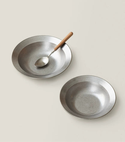 Gohobi Japanese-Style 304 Stainless Steel Deep Pasta Plate