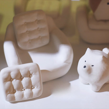 Gohobi x Little Diary Handmade Ceramic Sofa