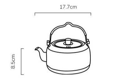 Gohobi 304 Stainless Steel Brewing Teapot