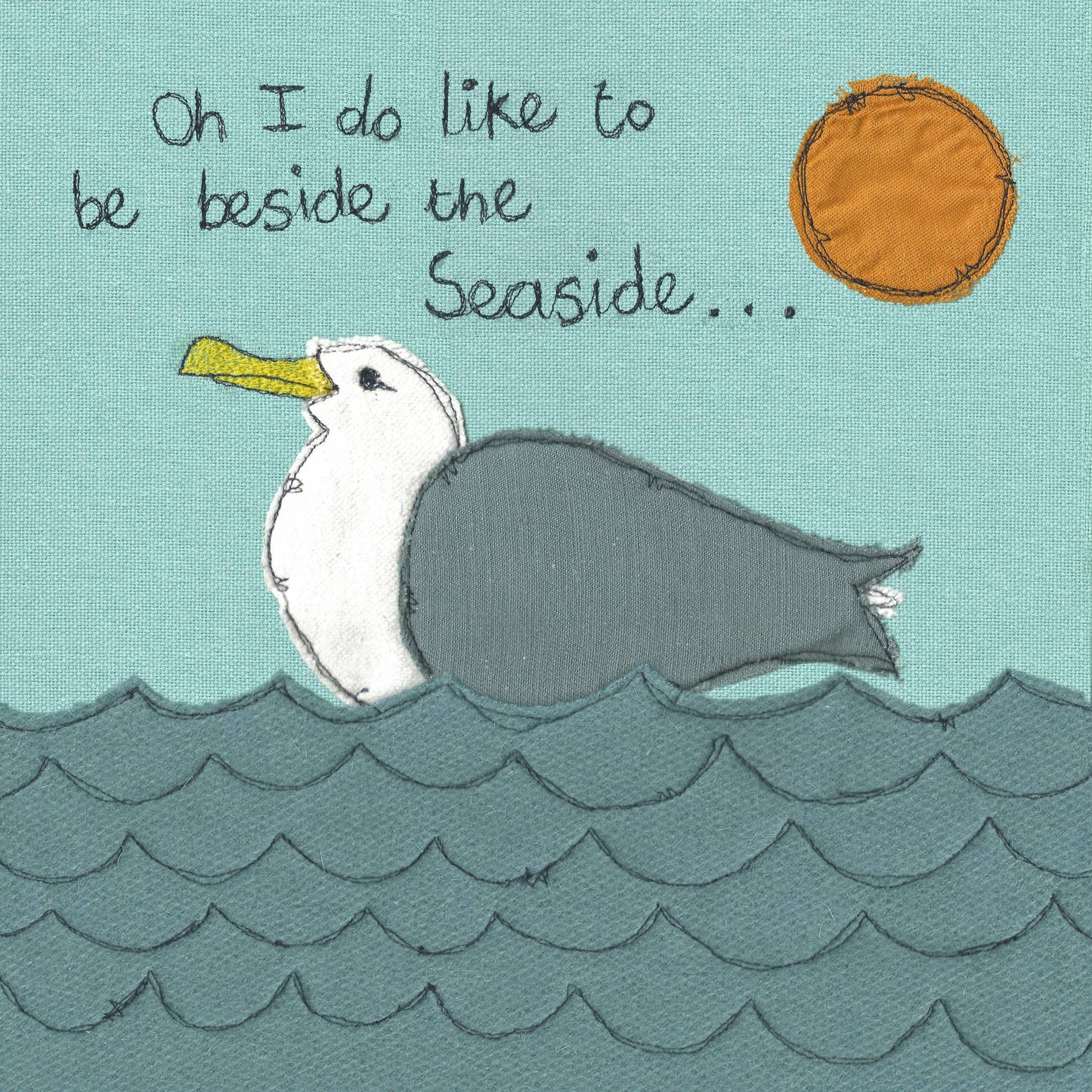 Gohobi x Poppy Treffry Beside the seaside card [Made in the UK]