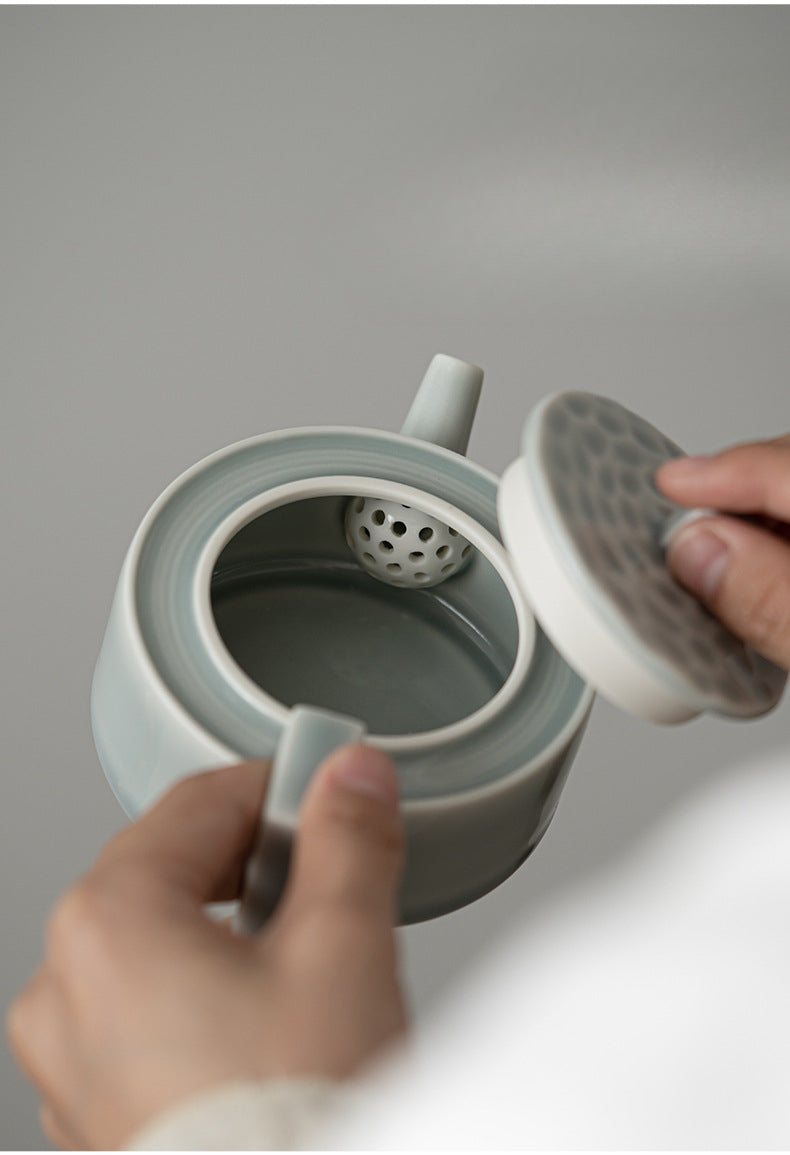 Gohobi Japanese Style Ice Grey Teapot 007