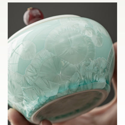 Gohobi Crystal Glazed Storage Jar 002