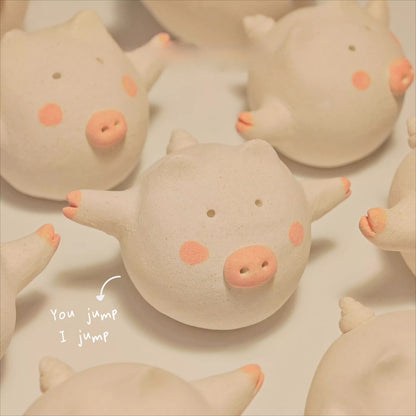 Gohobi x Little Diary Handmade Ceramic Pigs