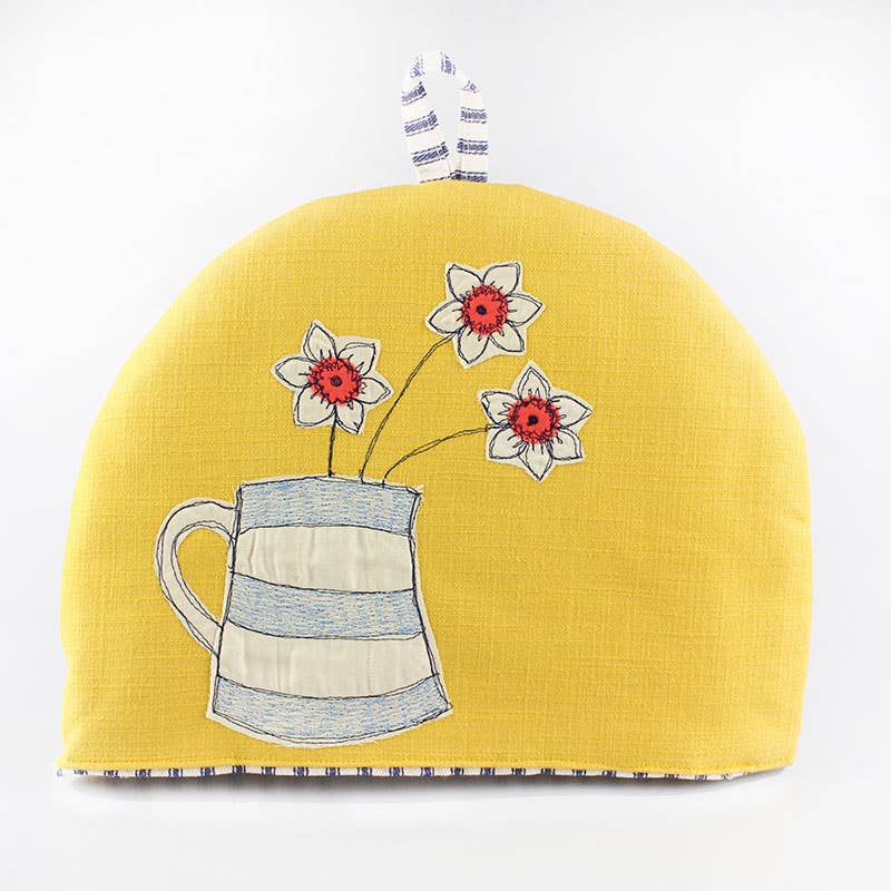 Gohobi x Poppy Treffry Cornish Narcissi Small Tea Pot Cosy [Made in the UK]